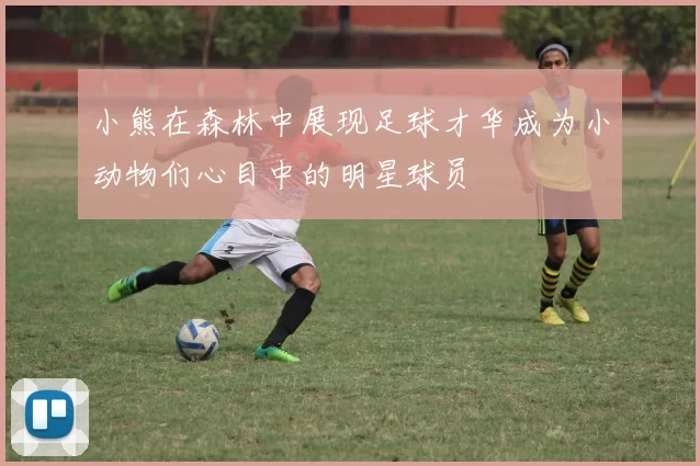 小熊在森林中展现足球才华成为小动物们心目中的明星球员